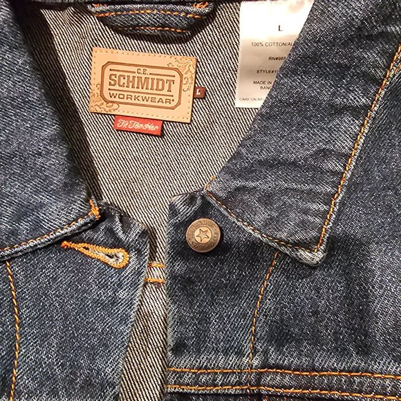 CE Schmidt Blue Jean Denim Jacket - Picture 6 of 6
